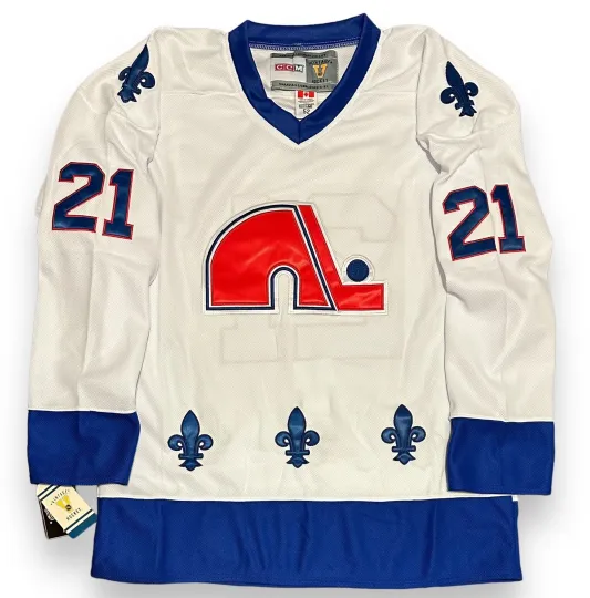Discover Peter Forsberg Avalanche Nordiques Men's Hockey Jersey