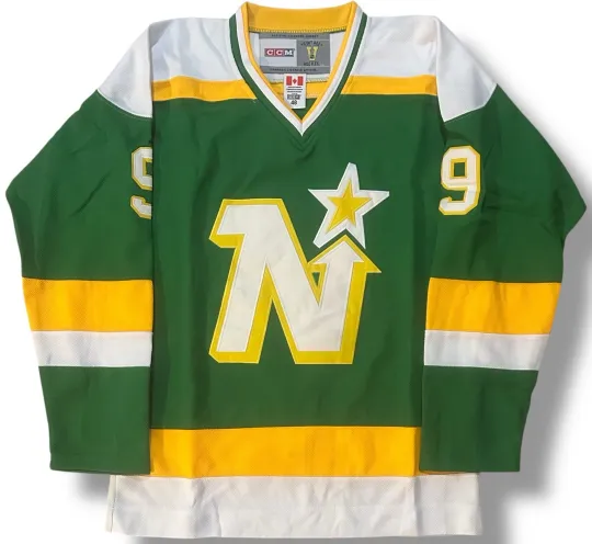 Discover Mike Modano Dallas Stars Minnesota North Stars Vintage CCM Men's Hockey Jersey