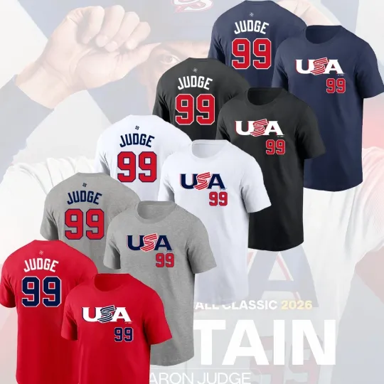 Discover HOT - Aaron Judge #99 USA Baseball Team 2026 World Baseball Classic Player Fans