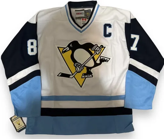 Discover Sidney Crosby Pittsburgh Penguins CCM Throwback Men's Hockey Jersey