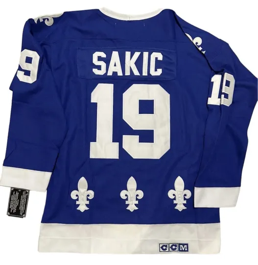 Discover Joe Sakic Avalanche Nordiques CCM Men's Hockey Jersey