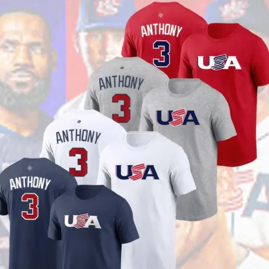 Discover Roman Anthony #3 USA Baseball 2026 World Team Players Fans Classic T-Shirt
