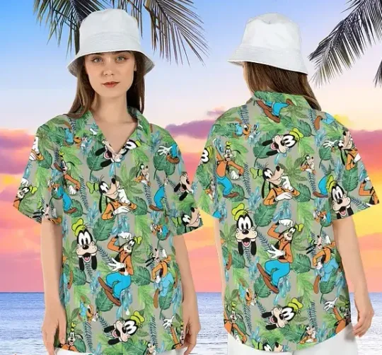 Discover Disney Summer Hawaiian Dog Summer Friends Family Shirt9