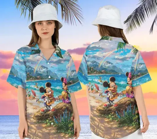Discover Disney Mickey Friends Summer Friends Shirt  Family Shirt4