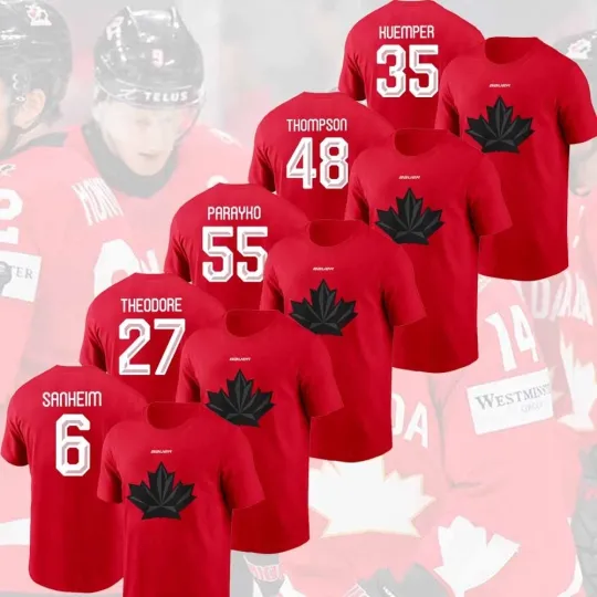 Hockey Canada 2026 Winter Olympics Name & Number Unisex Gifts For Fans