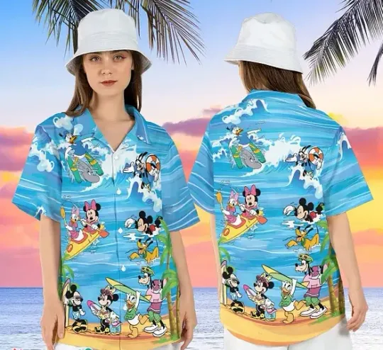 Discover Disney Mickey Friends Summer Surfing Tropical Summer Holiday