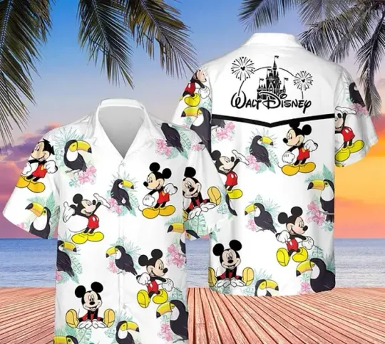 Discover Disney Mickey Mouse Hawaiian  Summer Beach Trip Hawaiian Shirt2