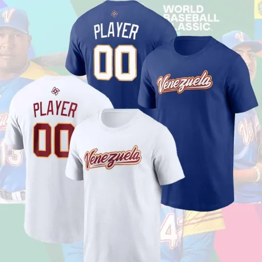 Discover 🔥Venezuela Baseball Team 2026 World Baseball Classic Name & Number Players