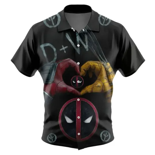 Discover Disney Deadpool And Wolverine Trendy Hawaiian Shirt Exclusive Design5