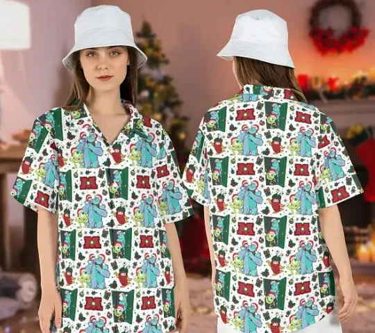 Discover Disney Summer Monsters Inc Mike Sully Xmas Summer Friends Family Shirt5