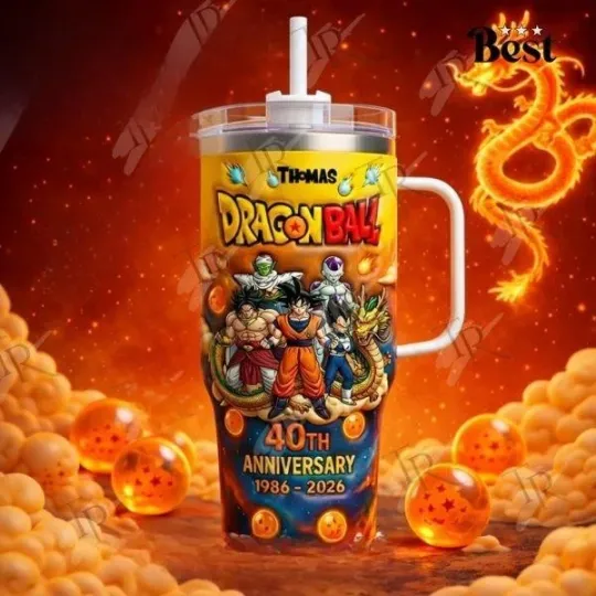 Dragon Ball 40th Anniversary 1986-2026 Special Edition 40oz Tumbler