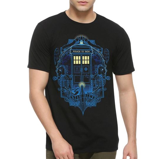 Discover Police Box Art T-Shirt