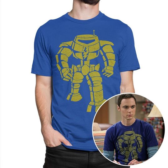 Sheldon Cooper Robot T-Shirt, The Big Bang Theory Shirt