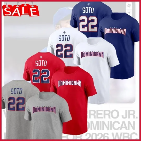 Discover 🔥 FASTSHIP - Juan Soto #22 Dominican Republic Team 2026 World Baseball Classic