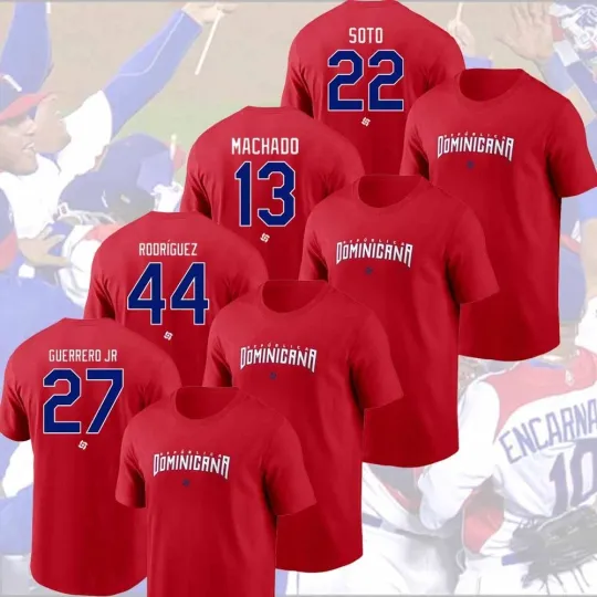 Discover NEW! Dominican Republic 2026 World Baseball Classic Team Name & Number Players