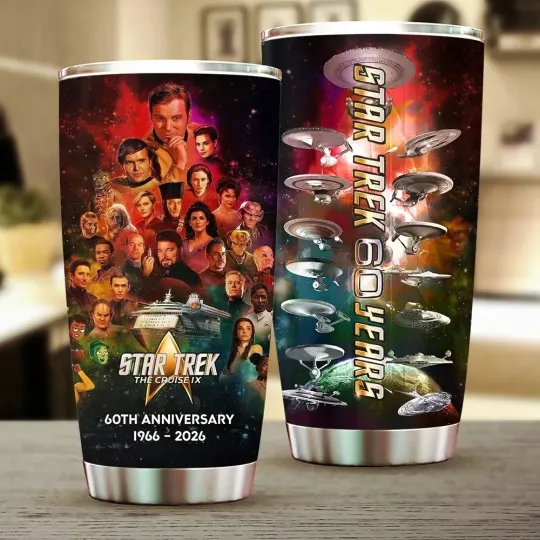 Discover Star Tr ek 60th Anniversary 20OZ Tumbler Cup