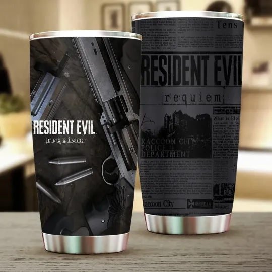Discover Resident Evil 30th Anniversary 20OZ Tumbler Cup