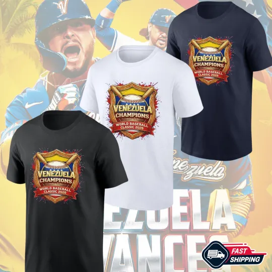 Discover Venezuela Baseball 2026 World Baseball Classic Champions Shirt