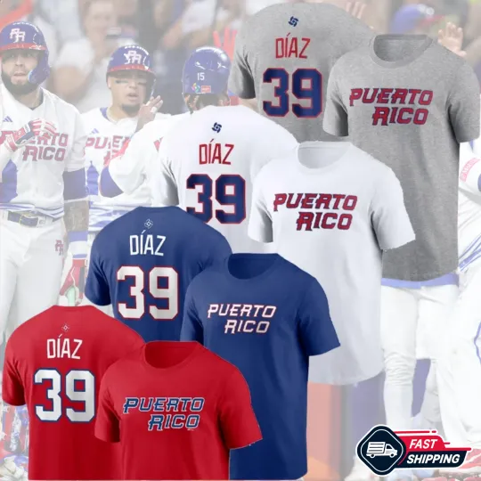 Discover Edwin Díaz Puerto Rico 2026 World Baseball Classic Name & Number
