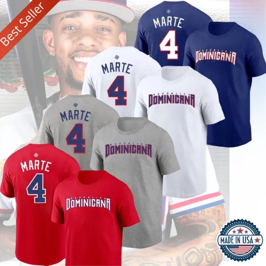 Discover Ketel Marte #4 Dominican Republic Team 2026 World Baseball Classic