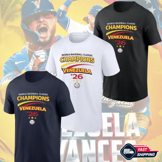 Discover Venezuela Team 2026 World Baseball Classic Champions T-Shirt