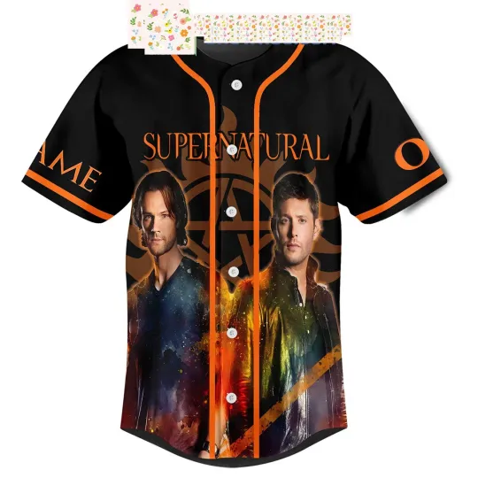 Discover Supernatural Series Fan Personalized Baseball Jersey