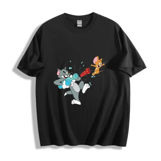 Discover Tom and Jerry Chaos T-Shirt, Cartoon Antics Tee
