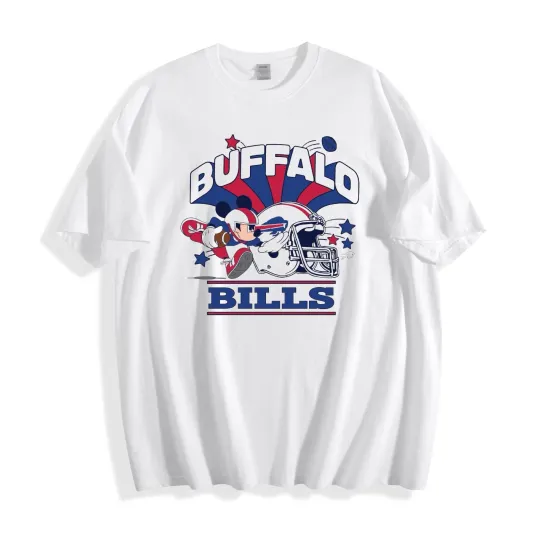 Discover Buffalo Bills Mickey Mouse Mashup T-Shirt