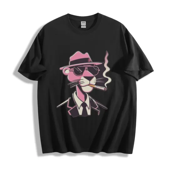 Discover Cool Pink Panther Suit & Cigar T-Shirt