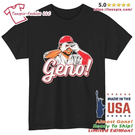 Discover Reds Geno Goggles Eugenio Suarez Shirt