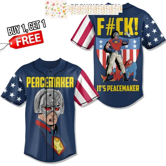 Discover Peacemaker Personalized Baseball Jersey