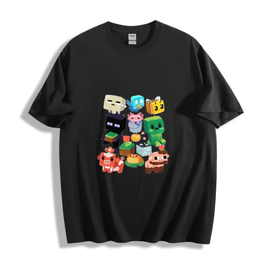 Discover Minecraft Mobs Collage T-Shirt
