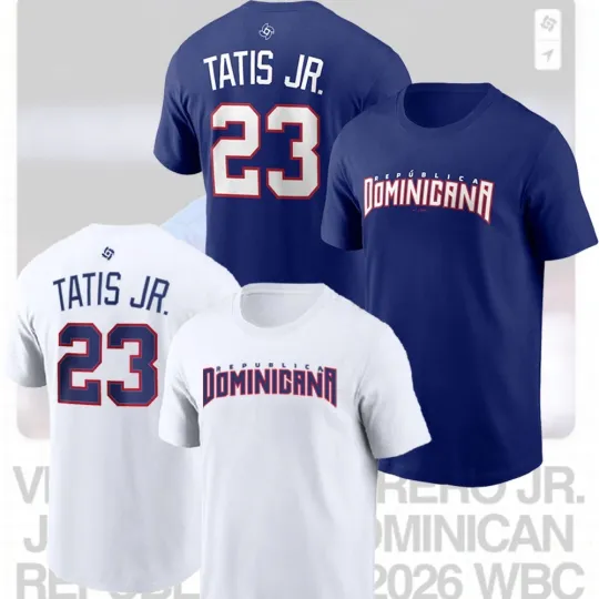 Discover FRD Tatis Jr. #23 Dominican Republic Team 2026 World Baseball Classic