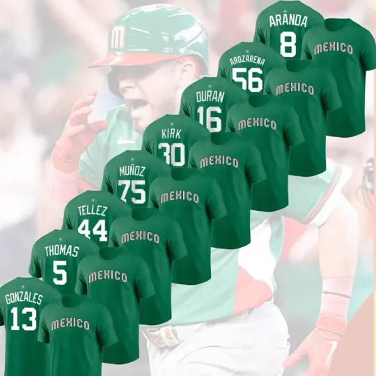 Discover Mexico Baseball Team 2026 World Baseball Classic: Arozarena, Duran, Kirk, Aranda
