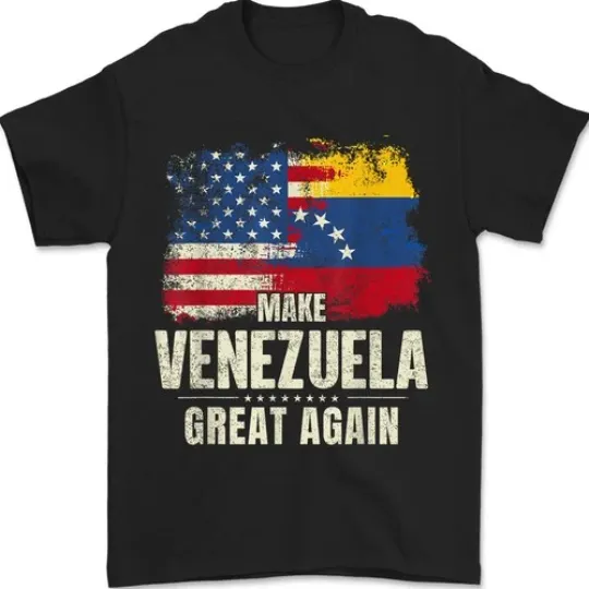 Discover Make Venezuela Great Again Operation Absolute Resolve USA Unisex T-Shirt
