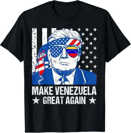 Discover Donald Trump Shirt Funny Trump Make Venezuela Great Again T-Shirt