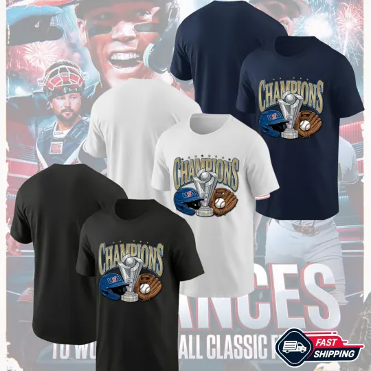 Discover Team USA World Baseball Classic Champions 2026 T-Shirt S-5XL Fan Gift