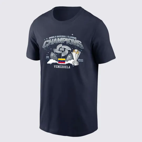 Discover VENEZUELA WBCC 2026 Champions TShirt, World Baseball Classic Champions 2026 Shirt