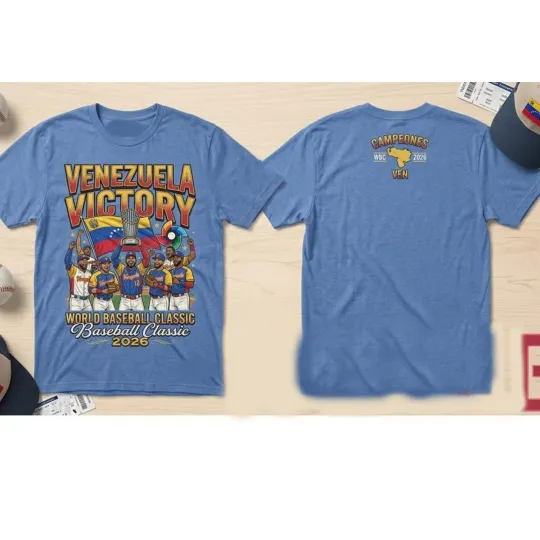 Discover Venezuela Victory 2026 World Baseball Classic Champions T-Shirt