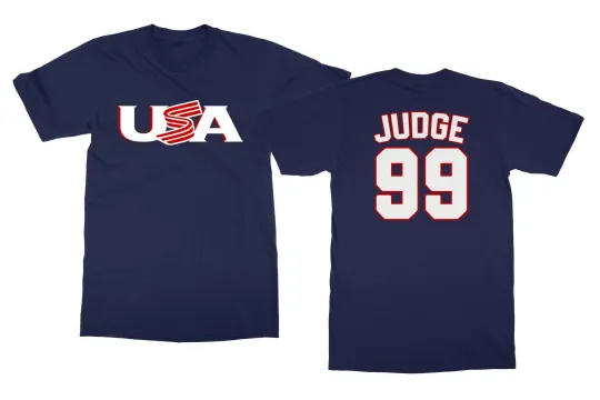 Discover USA 2026 World Baseball Champions Judge 99 Two-Sided Unisex T-Shirt