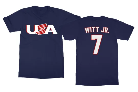 Discover USA 2026 World Baseball Champions Witt 7 Two-Sided Unisex T-Shirt