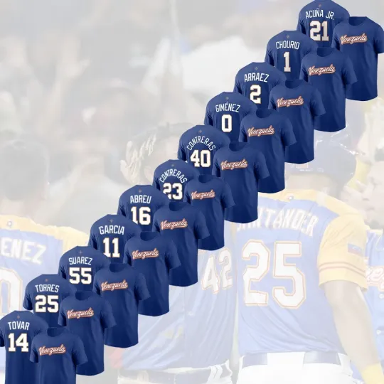 Discover Venezuela Baseball Team 2026 World Baseball Classic: Chourio, Acuna Jr., Arraez