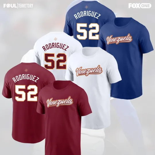 Discover Eduardo Rodriguez Venezuela 2026 World Baseball Classic Name & Number