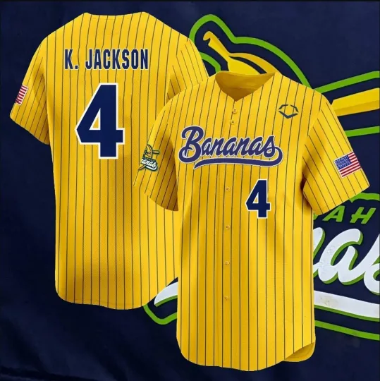 Discover Personalized Savannah Bananas KJ Jackson Baseball Jersey Shirt