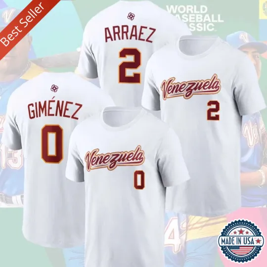 Discover Luis Arraez & Andrés Giménez Venezuela 2026 World Classic Player Name