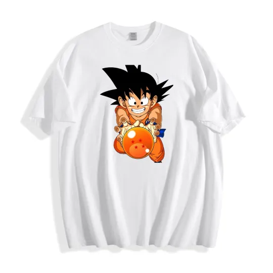 Discover Dragon Ball Goku & Dragon Ball T-Shirt, Vibrant Anime Tee