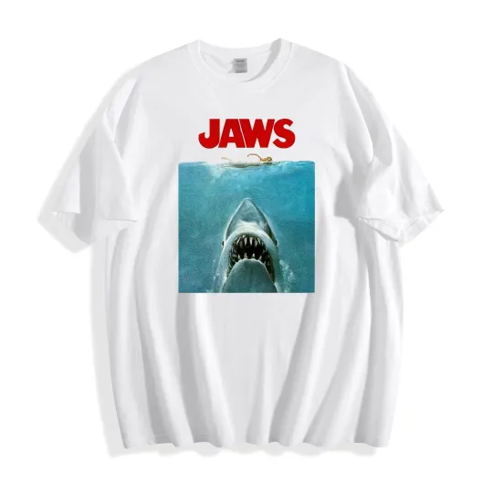 Discover Jaws Movie Poster T-Shirt, Classic Thriller Tee