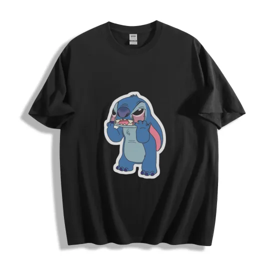 Discover Gender-Neutral Stitch Funny Face T-Shirt