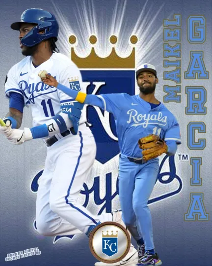 Discover Kansas City Royals Maikel Garcia 2026 Vertical Poster