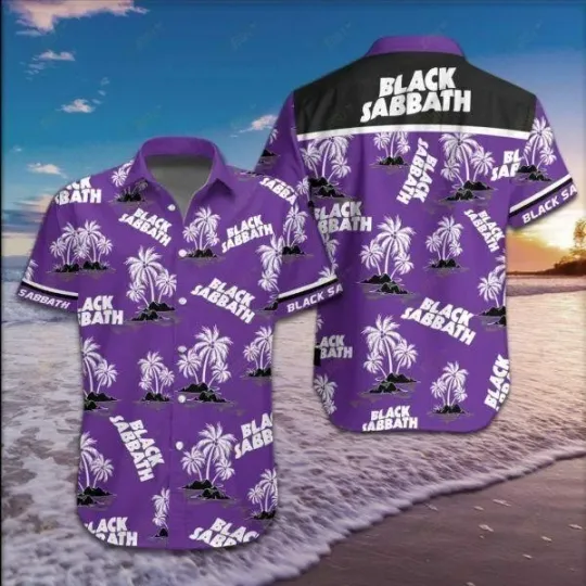 Discover Black Sabbath Band Floral Hawaiian Shirt Beach Summer